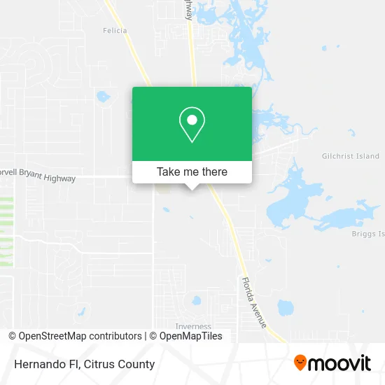 Hernando Fl map
