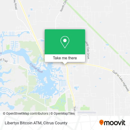 Mapa de Libertyx Bitcoin ATM