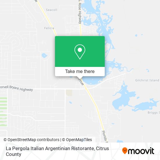 Mapa de La Pergola Italian Argentinian Ristorante