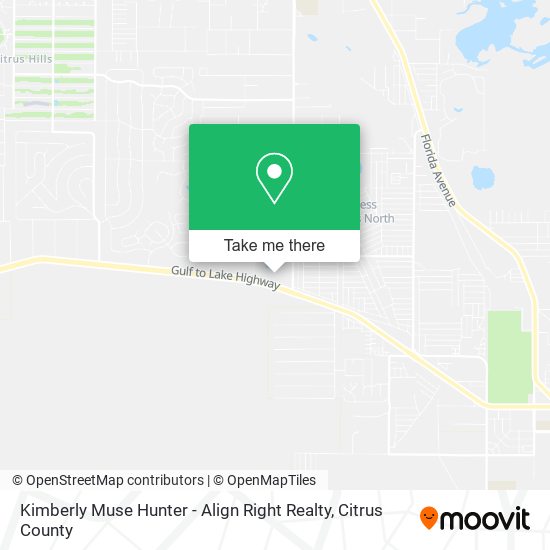 Mapa de Kimberly Muse Hunter - Align Right Realty