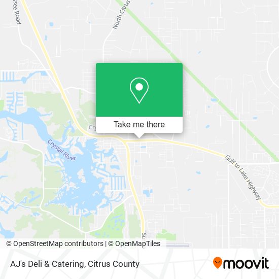AJ's Deli & Catering map