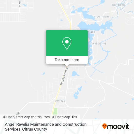 Mapa de Angel Revelia Maintenance and Construction Services