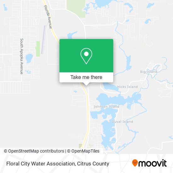 Mapa de Floral City Water Association