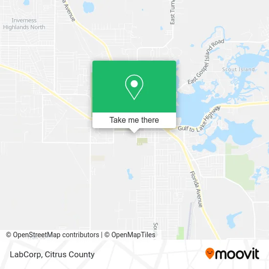 LabCorp map