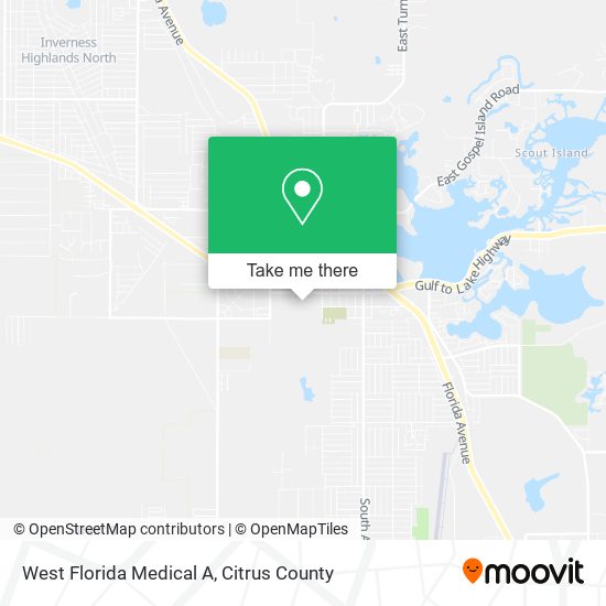 Mapa de West Florida Medical A