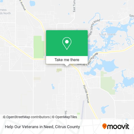 Help Our Veterans in Need map