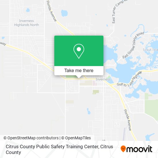 Citrus County Public Safety Training Center map