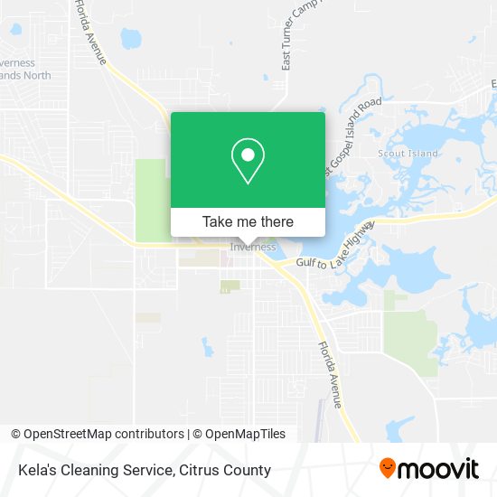 Kela's Cleaning Service map