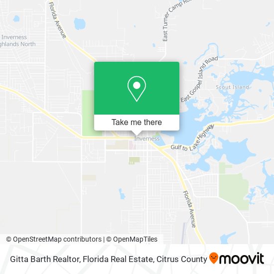 Gitta Barth Realtor, Florida Real Estate map
