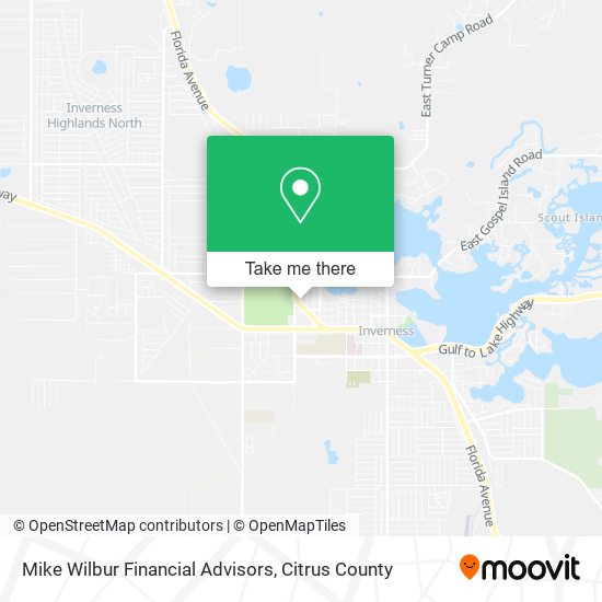 Mike Wilbur Financial Advisors map