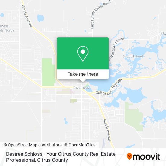 Mapa de Desiree Schloss - Your Citrus County Real Estate Professional