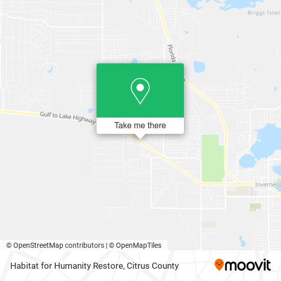 Habitat for Humanity Restore map