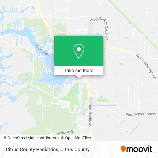 Mapa de Citrus County Pediatrics