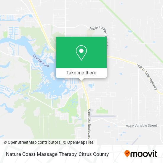 Mapa de Nature Coast Massage Therapy