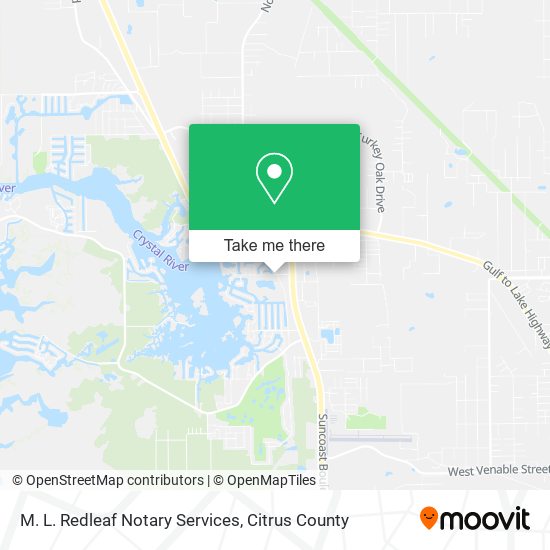 M. L. Redleaf Notary Services map