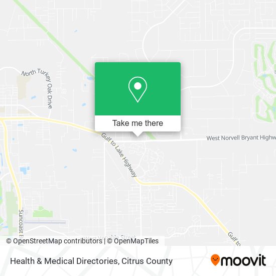 Health & Medical Directories map