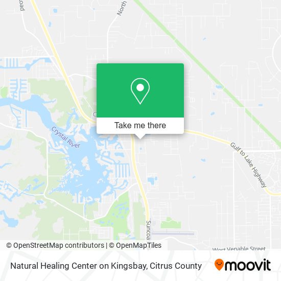 Mapa de Natural Healing Center on Kingsbay