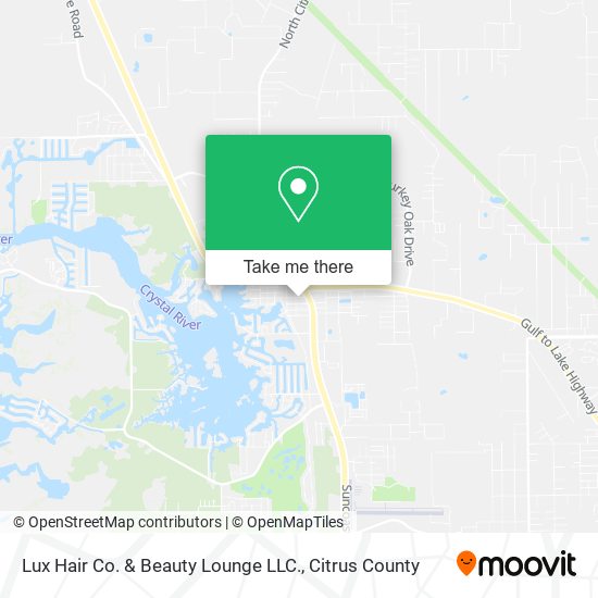 Mapa de Lux Hair Co. & Beauty Lounge LLC.