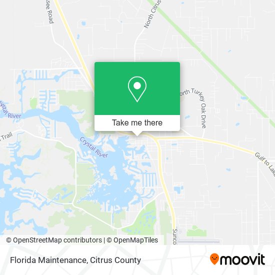 Florida Maintenance map