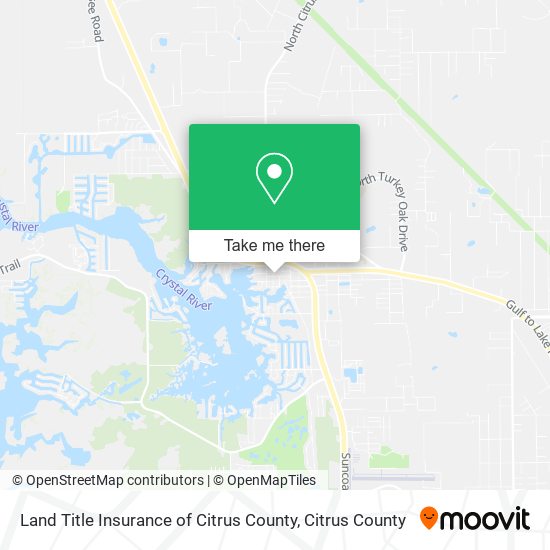 Land Title Insurance of Citrus County map