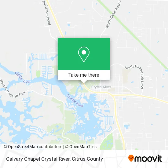 Calvary Chapel Crystal River map