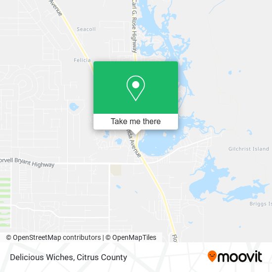 Delicious Wiches map