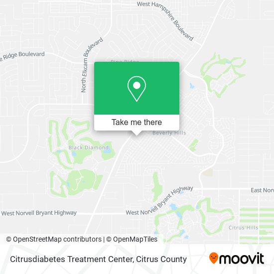 Mapa de Citrusdiabetes Treatment Center