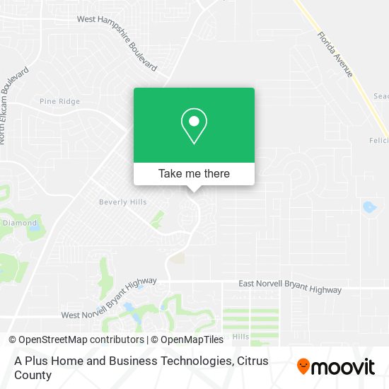 Mapa de A Plus Home and Business Technologies