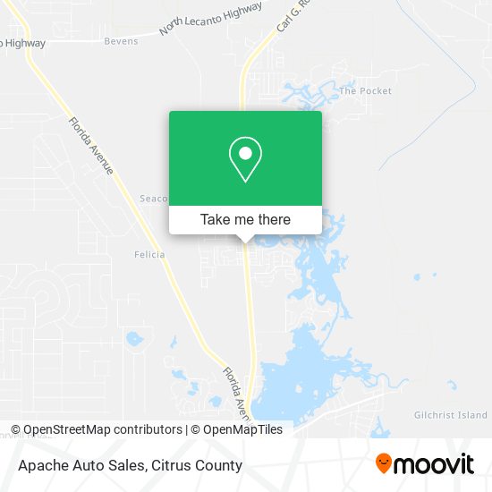 Apache Auto Sales map