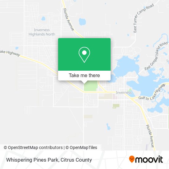 Mapa de Whispering Pines Park