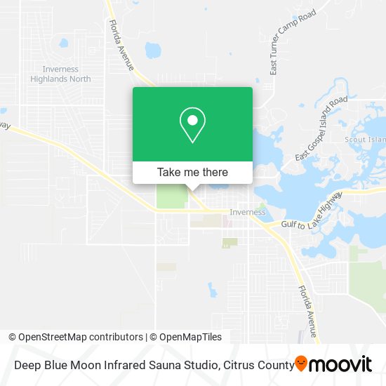 Mapa de Deep Blue Moon Infrared Sauna Studio
