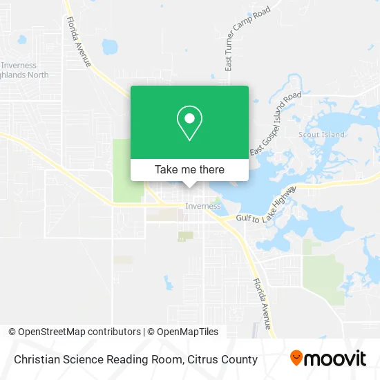 Christian Science Reading Room map