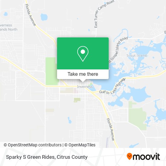 Sparky S Green Rides map