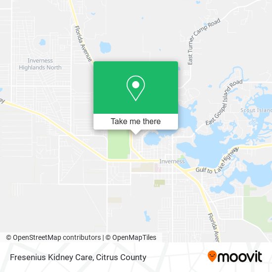 Fresenius Kidney Care map