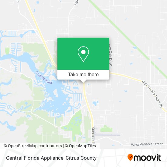 Mapa de Central Florida Appliance