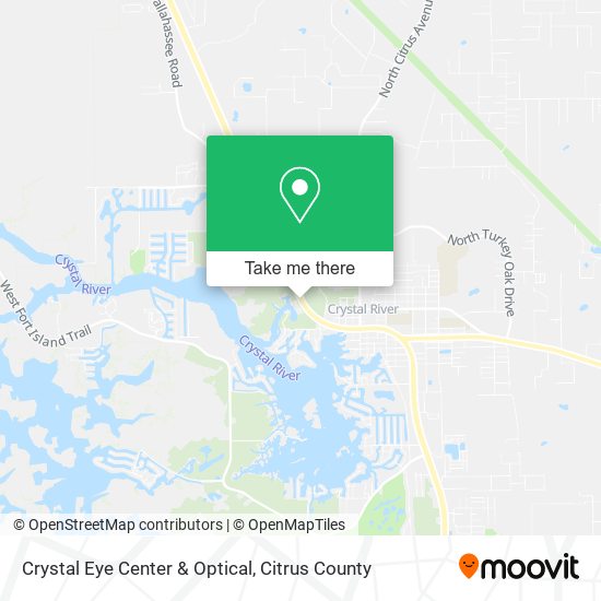 Crystal Eye Center & Optical map