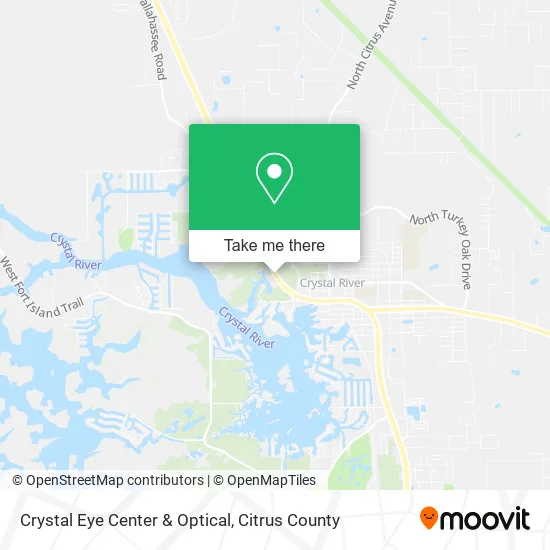Crystal Eye Center & Optical map