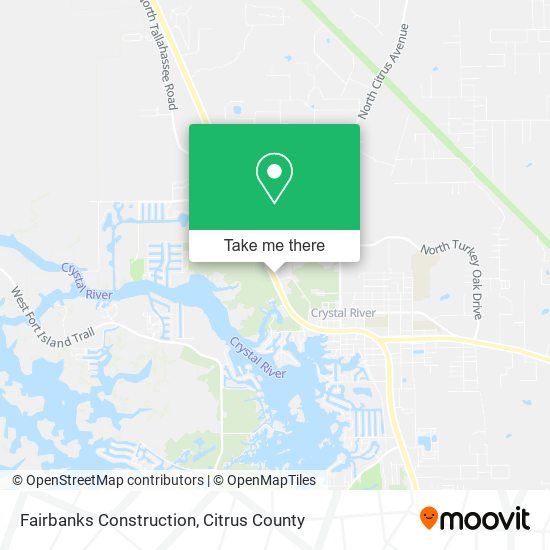 Fairbanks Construction map