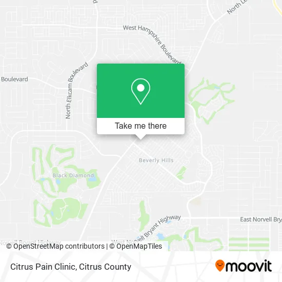 Mapa de Citrus Pain Clinic