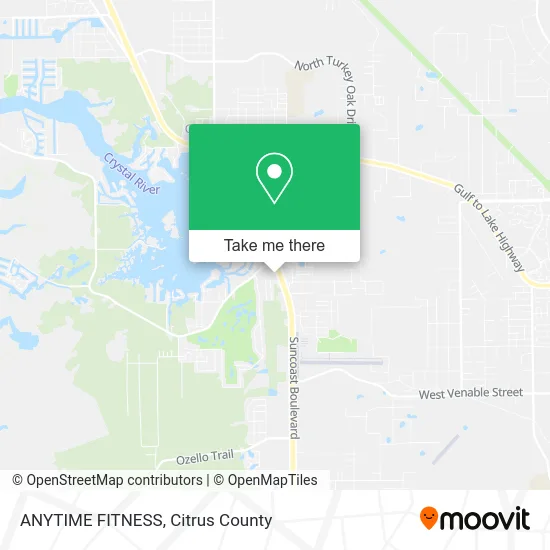 ANYTIME FITNESS map