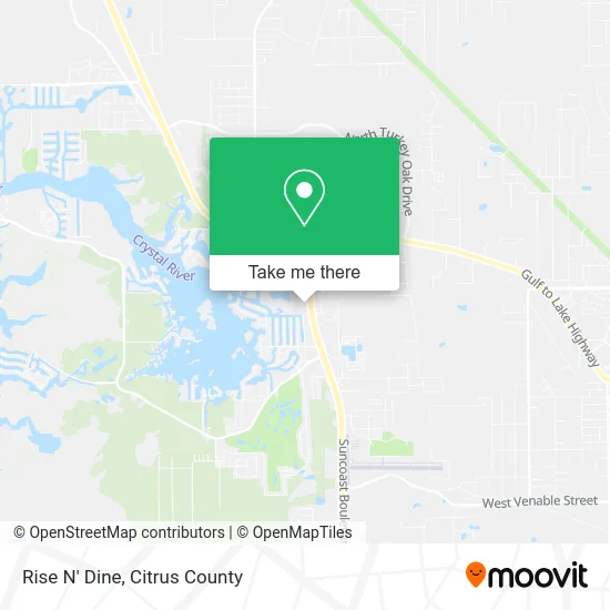 Rise N' Dine map