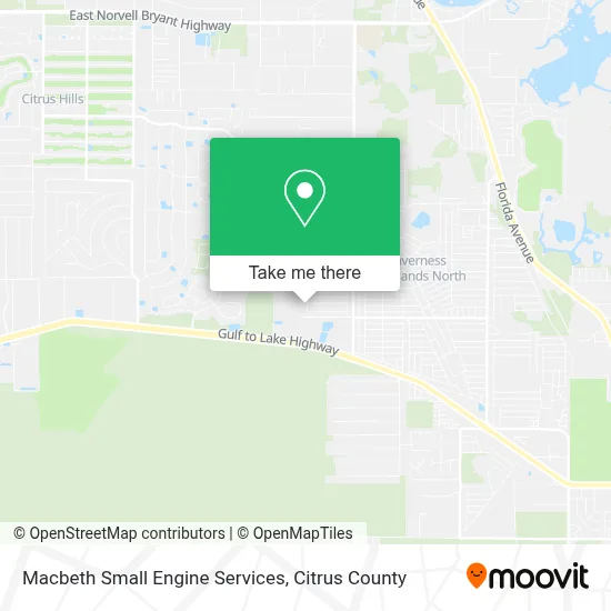 Macbeth Small Engine Services map