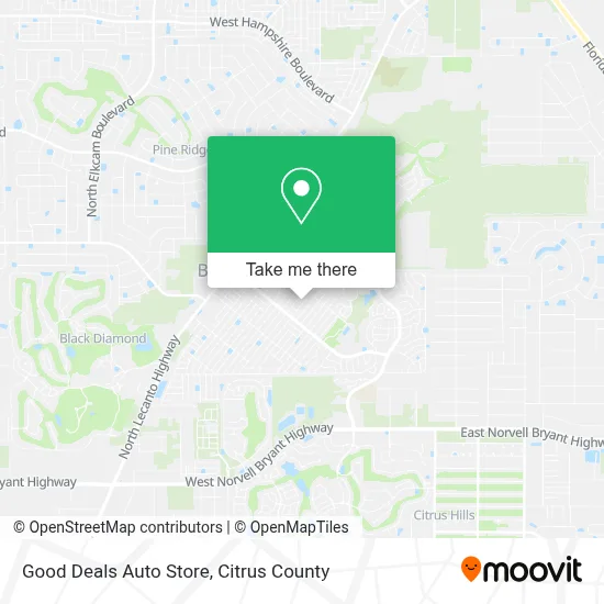 Good Deals Auto Store map