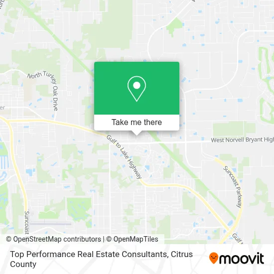 Top Performance Real Estate Consultants map