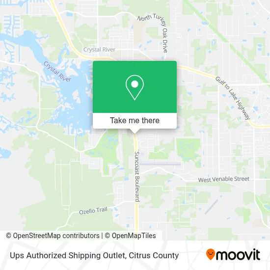 Ups Authorized Shipping Outlet map