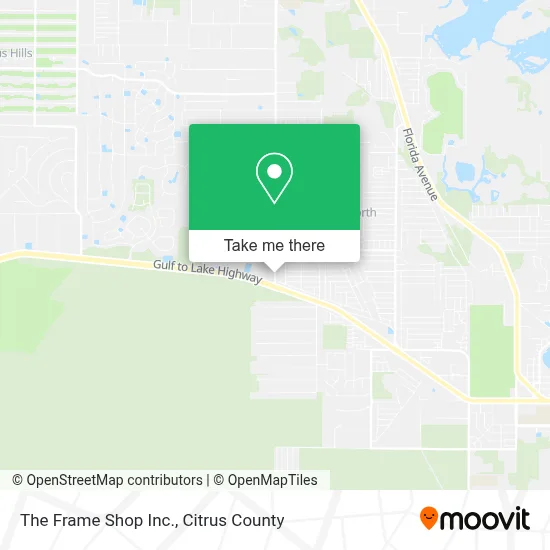 The Frame Shop Inc. map