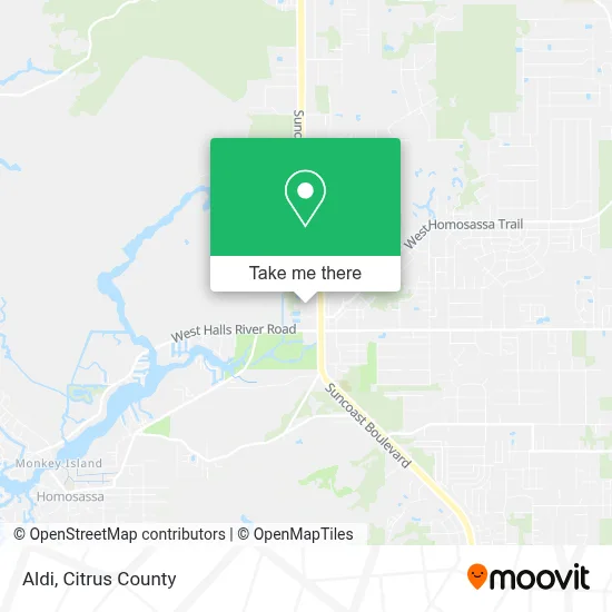 Aldi map