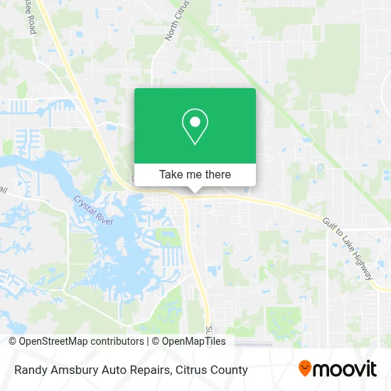 Randy Amsbury Auto Repairs map