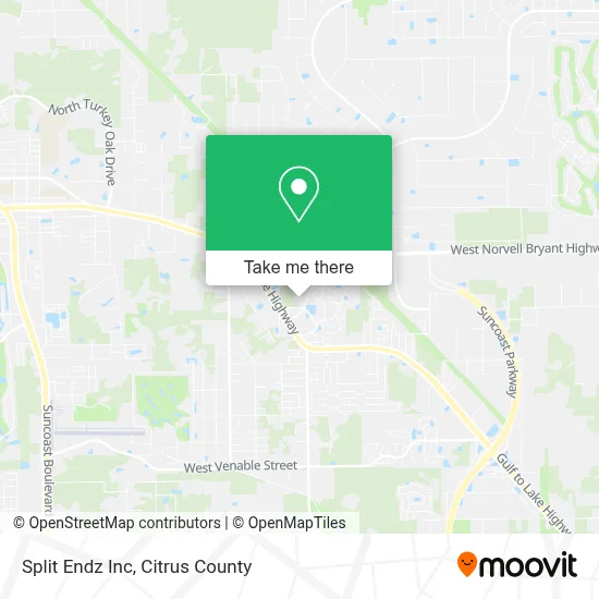 Split Endz Inc map