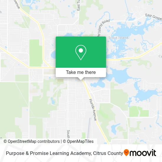 Purpose & Promise Learning Academy map